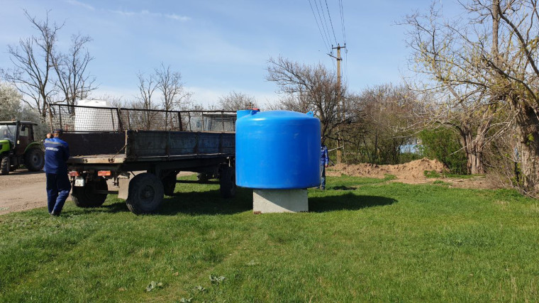 В Акимовском районе организован подвоз воды.